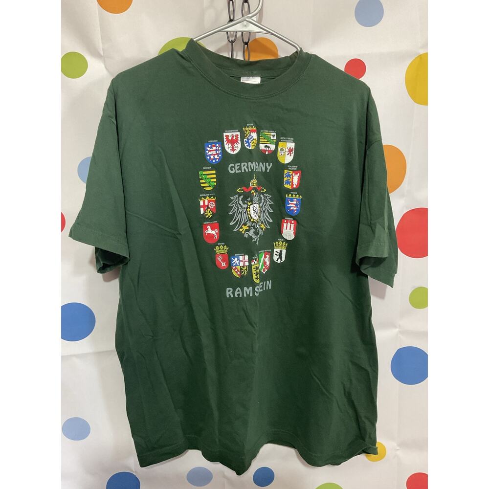 Vintage Stedman XXL Tee Germany Ramstein Green - Picture 6 of 11